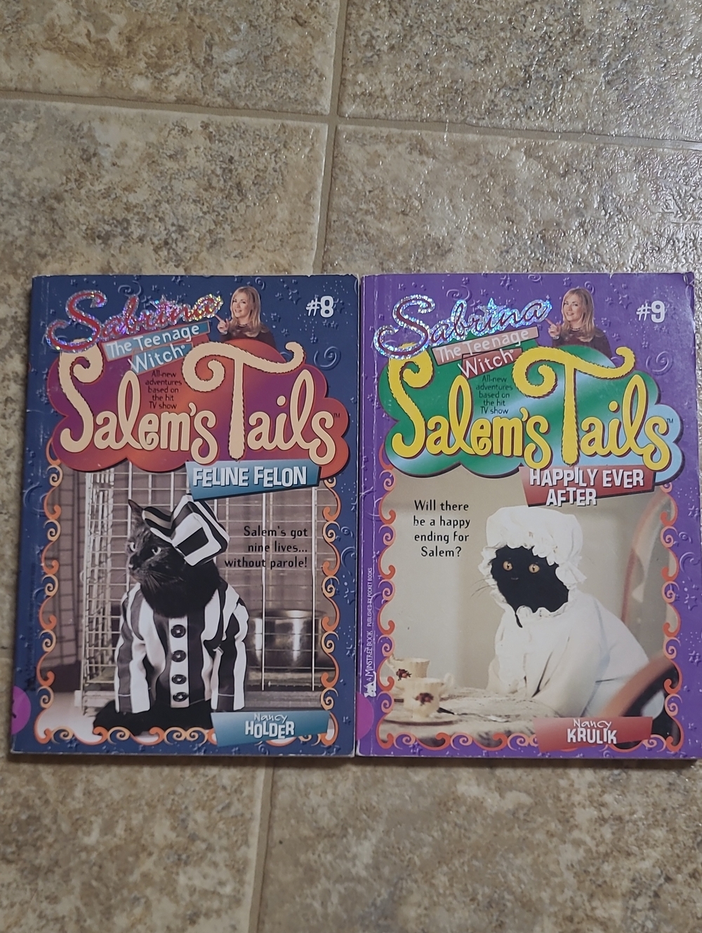 Sabrina The Teenage Witch Salem's Tails #8 Feline Felon & #9 Happily Ever After
